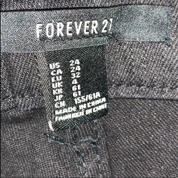 Forever 21 Black Aztec Print Skinny Jeans - Picture 5 of 9